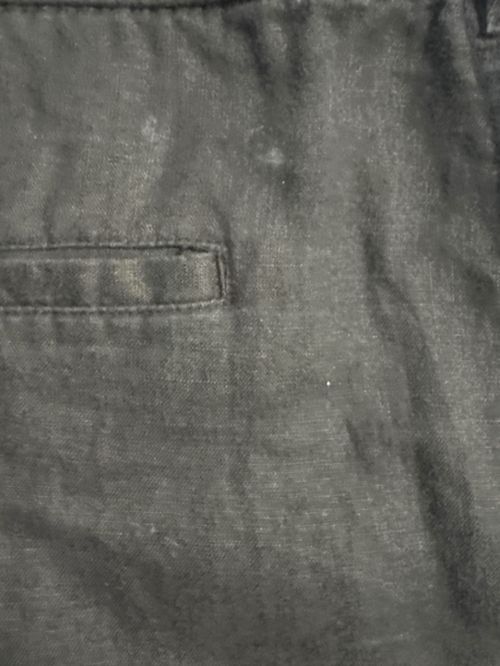 Club Room Men's 100% Linen Pants, Deep Black Lightweight  Size XL - NWT - Picture 4 of 4